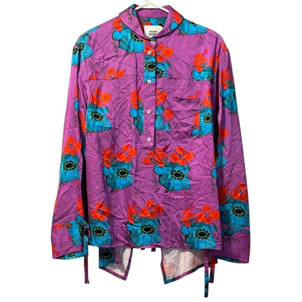 Opening Ceremony Women's Shirt Size‎ 42 Made In Italy Colorful Designer Modern